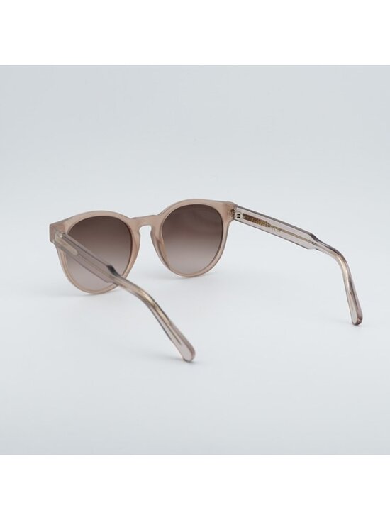 Salvatore Ferragamo SF1068S 278 Sunglasses Sand Round Frame, Brown Lenses main image 8